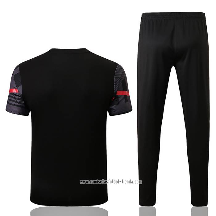 Chandal del AC Milan 2022 2023 Manga Corta Gris